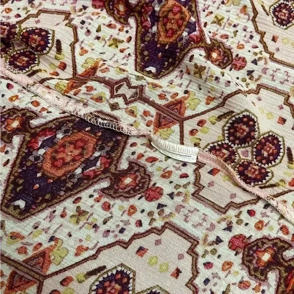 HOTOUCH Cardigan Kimono Open Front 3/4 Sleeve Pink Floral Lace Women’s size XXL - Picture 9 of 12